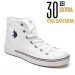 U.s. polo assn, pantofi sport inalti white penelope-h1fx