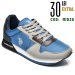 U.s. polo assn, pantofi sport blue grey nobil011