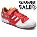 Adidas m&m's forum low 84, pantofi sport white red