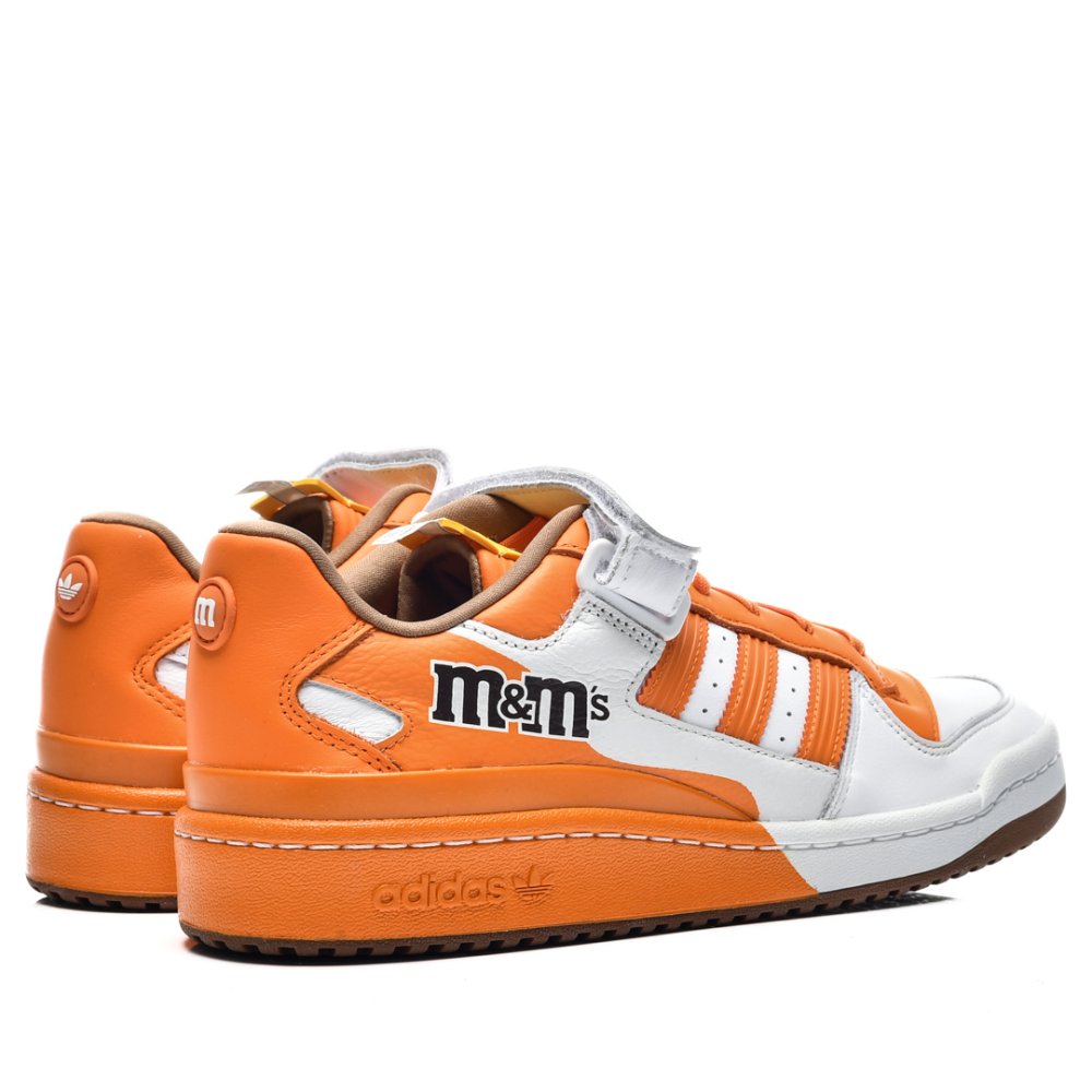 ADIDAS M&M'S FORUM LOW 84, PANTOFI SPORT WHITE ORANGE - SPORTBRANDS