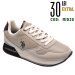 U.s. polo assn, pantofi sport light grey nobil-003g