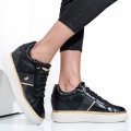 U.S. POLO ASSN, SNEAKERS DAMA BLACK GOLD ANGIE001