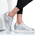 U.S. POLO ASSN, SNEAKERS DAMA SILVER ANGIE001