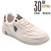 U.s. polo assn, pantofi sport white bent001