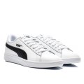 PUMA, PANTOFI SPORT BLACK WHITE PUMA SMASH V2