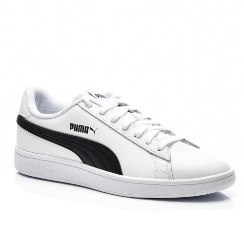 Puma, pantofi sport black white puma smash v2