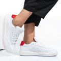 ADIDAS, PANTOFI SPORT WHITE NOVA COURT
