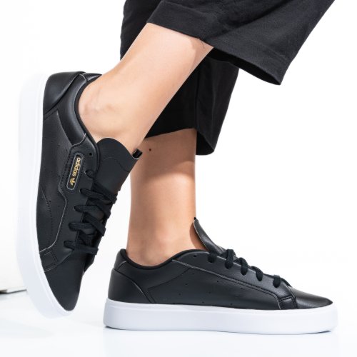 Adidas sleek w, pantofi sport black