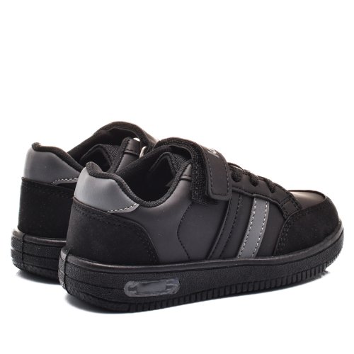 Kinetix, pantofi sport copii black grey malibu