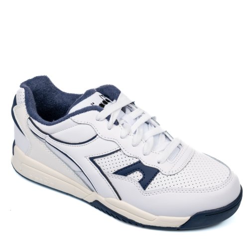 Diadora, sneakers white blue 501.179584