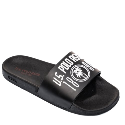 U.s. polo assn, papuci black usp001