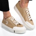 U.S. POLO ASSN, TENISI BEIGE ILLY-5FX