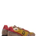 MONO WAY, PANTOFI SPORT GALBENI PIELE NATURALA INTOARSA RUNNER