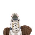 MONO WAY, PANTOFI SPORT ALBI PIELE NATURALA INTOARSA RIDER