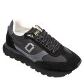 MONO WAY, PANTOFI SPORT NEGRI PIELE NATURALA INTOARSA RIDER