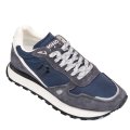 MONO WAY, PANTOFI SPORT ALBASTRI PIELE NATURALA INTOARSA RUNNER