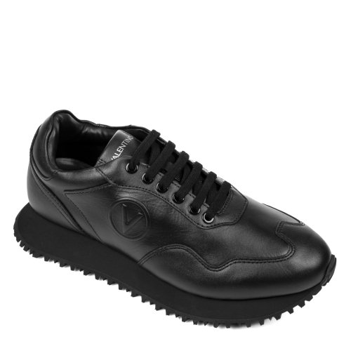 Valentino, pantofi sport negri piele naturala 95d2805