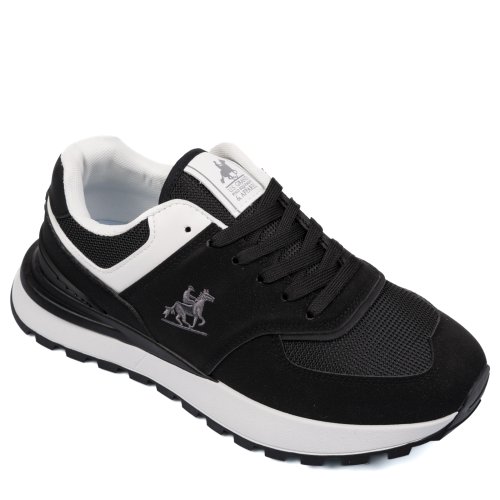 U.s. grand polo, pantofi sport black white gpm45100j