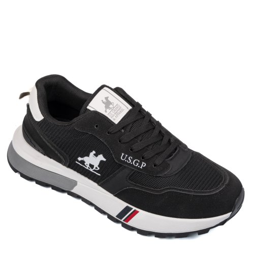 U.s. grand polo, pantofi sport black white gpm45200j