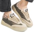 MONO WAY, PANTOFI SPORT BEIGE PIELE NATURALA INTOARSA JIHA-62W