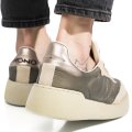 MONO WAY, PANTOFI SPORT BEIGE PIELE NATURALA INTOARSA JIHA-62W