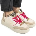 MONO WAY, PANTOFI SPORT BEIGE PIELE NATURALA INTOARSA BAMGO-53W