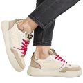 MONO WAY, PANTOFI SPORT BEIGE PIELE NATURALA INTOARSA BAMGO-53W