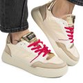 MONO WAY, PANTOFI SPORT BEIGE PIELE NATURALA INTOARSA BAMGO-53W