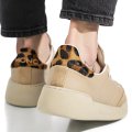 MONO WAY, PANTOFI SPORT BEIGE PIELE NATURALA INTOARSA JIHA-58W