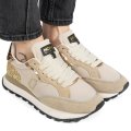 MONO WAY, PANTOFI SPORT BEIGE PIELE NATURALA INTOARSA CHEETAH-79W