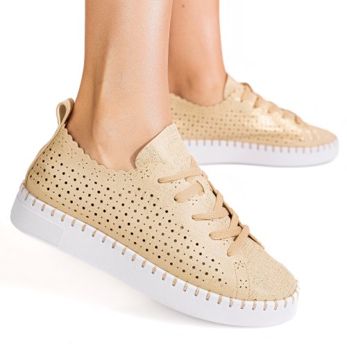 Enrico coveri, pantofi gold ecw514b66