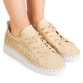 ENRICO COVERI, PANTOFI GOLD ECW514B66