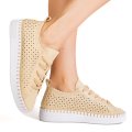 ENRICO COVERI, PANTOFI GOLD ECW514B66