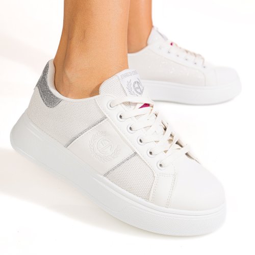 Enrico coveri, pantofi sport white ejw616d85