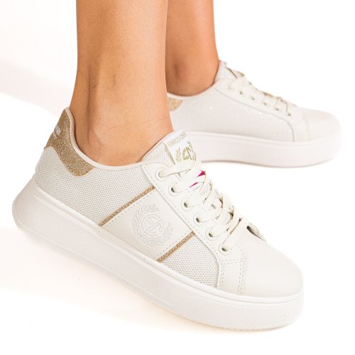 Enrico coveri, pantofi sport beige ejw616d85