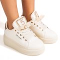 ENRICO COVERI, PANTOFI SPORT BEIGE EJW616D45