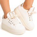 ENRICO COVERI, PANTOFI SPORT BEIGE EJW616D45
