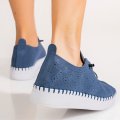 ENRICO COVERI, PANTOFI BLUE ECW514B65