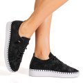 ENRICO COVERI, PANTOFI BLACK ECW514B65