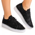 ENRICO COVERI, PANTOFI BLACK ECW514B65