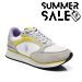U.s. polo assn, pantofi sport white yellow  fey005