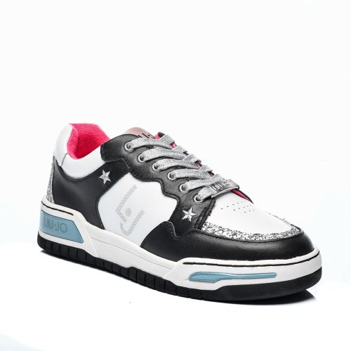 Liu jo, pantofi sport black silver ba2185