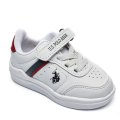 U.S. POLO ASSN, PANTOFI SPORT WHITE PENTRU COPII BERKELEY JR