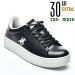 U.s. grand polo, pantofi sport black silver gpw314213
