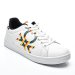 Beneton, pantofi sport white black btw314002