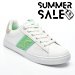 Benetton, pantofi sport white green btw314120