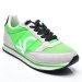 Beneton, pantofi sport green white btw313101
