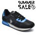 U.s. polo assn, pantofi sport black blue nobil011
